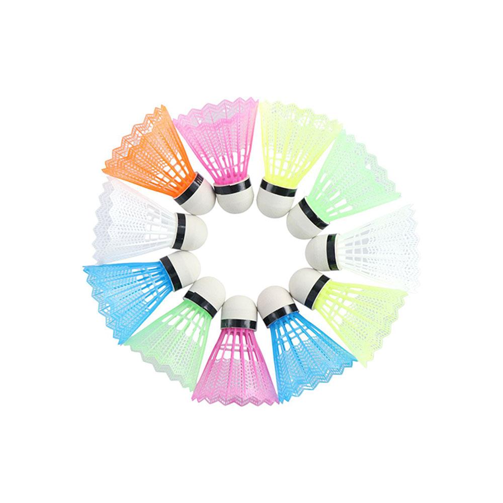 Badminton Shuttlecock - ลูกขนไก่สำหรับฝึกซ้อมกีฬา ทนทาน พกพาสะดวก สีสันสดใส เหมาะสำหรับกีฬากลางแจ้ง ผลิตภัณฑ์ลูกขนไก่สำหรับฝึกซ้อม