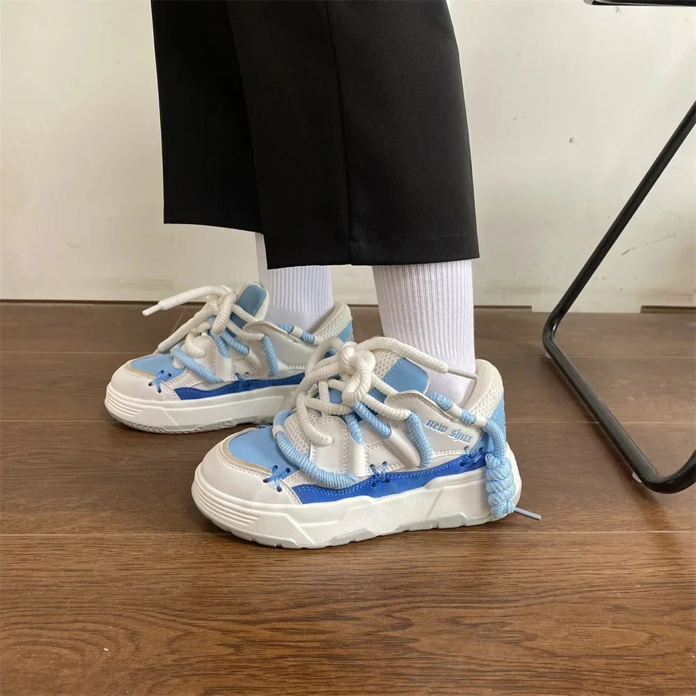Badminton Shoes - ใหม่รองเท้ากีฬาสตรี,หนา Soled Lace Up รองเท้าแบน,Breathable ตาข่ายรองเท้าสบายๆ,