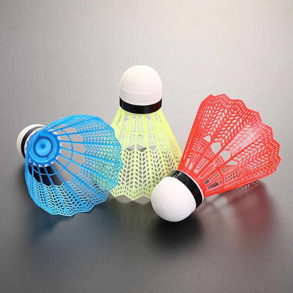 Badminton Shuttlecock - ลูกขนไก่สำหรับฝึกซ้อมกีฬา 12 ชิ้น ทนทาน สีสันสดใส สำหรับกีฬากลางแจ้ง