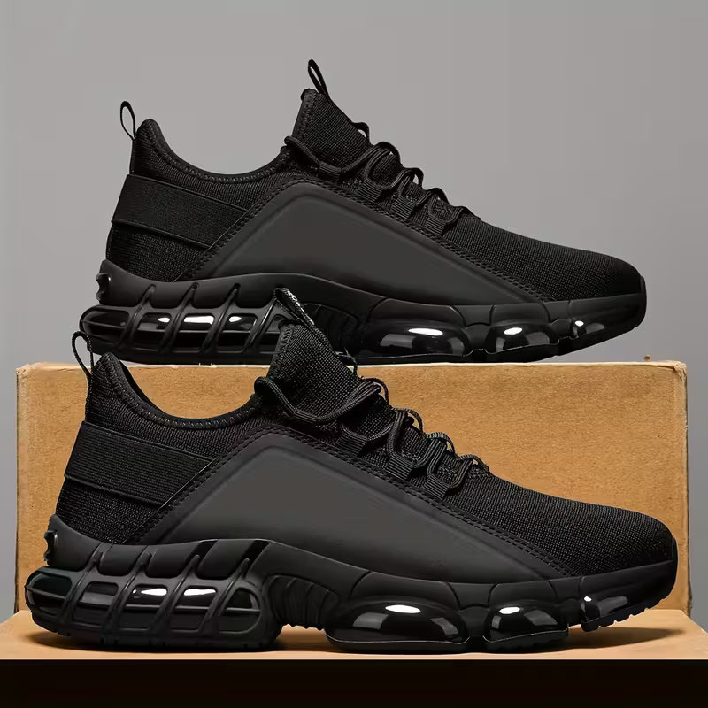 Badminton Shoes Men - รองเท้าผ้าใบ, รองเท้าวิ่งแฟชั่นสำหรับผู้ชาย, รองเท้าตาข่าย, รองเท้าลำลอง, รองเท้ากีฬากลางแจ้ง, ระบายอากาศได้ดี,