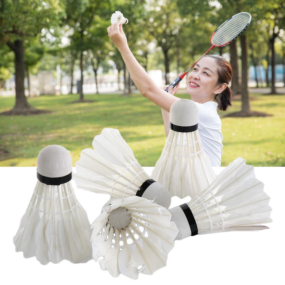 ยางยืดสำหรับกีฬา ไม้แบดมินตันค - Feather Shuttlecock บทวิจารณ์และราคา