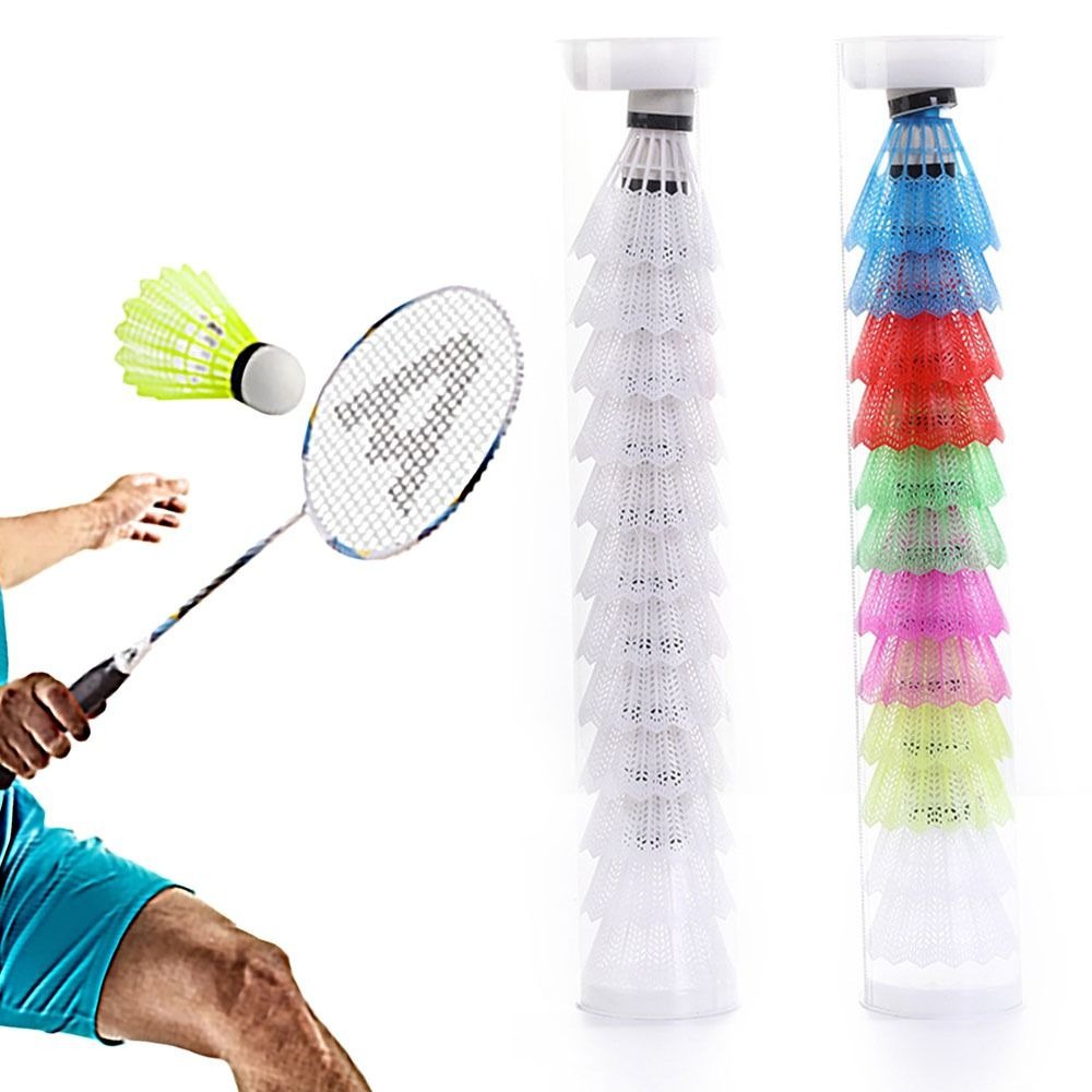 ลูกแบดมินตันกันลม6/12ชิ้นลูกโฟ - Feather Shuttlecock บทวิจารณ์และราคา