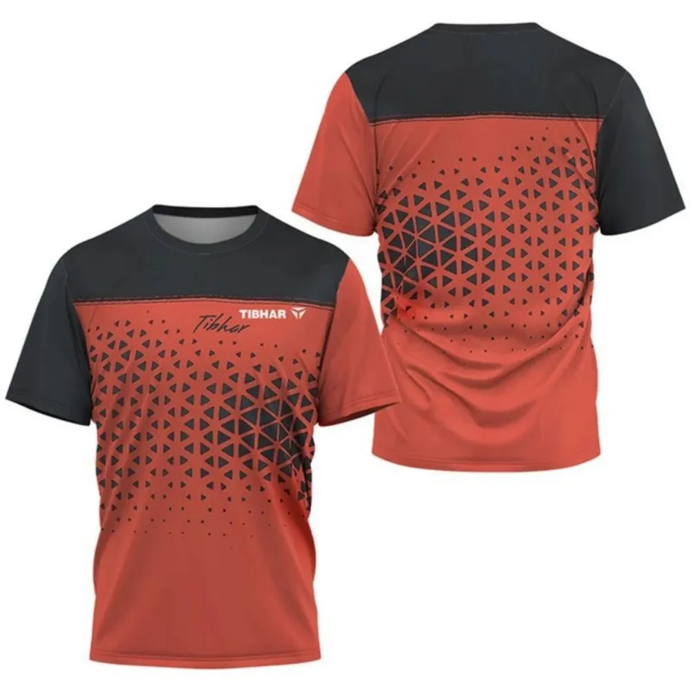 เสื้อยืดกีฬาแขนสั้นผู้ชาย พิมพ - Badminton Jersey บทวิจารณ์และราคา