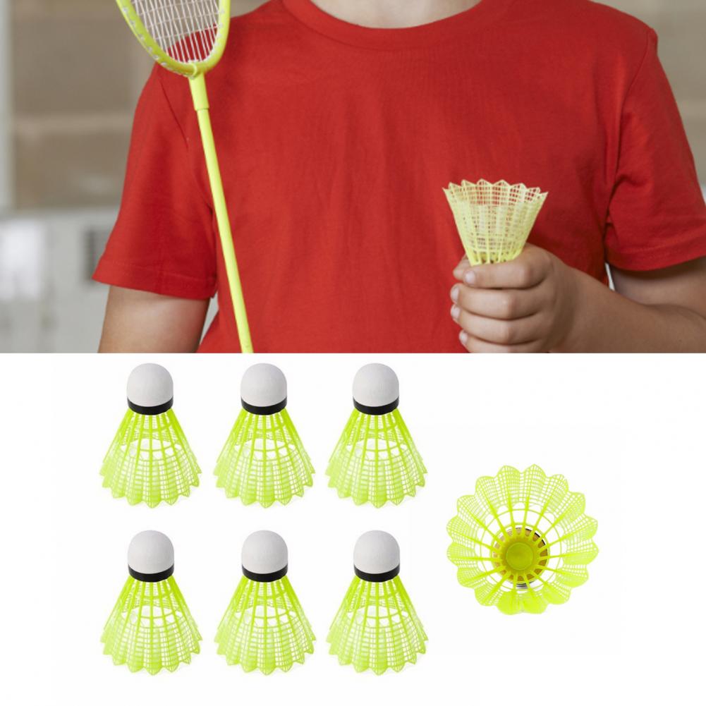 ลูกขนไก่สีเหลือง 6 ชิ้น ความเร - Feather Shuttlecock บทวิจารณ์และราคา
